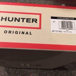 New Hunter W Original Refined Gloss Gray Tall Boot